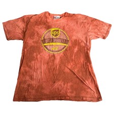 Dale Jarrett Brown UPS Racing T Shirt Chase Authentics Adult Size XL NASCAR picture