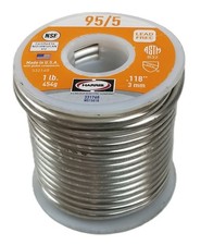 Harris Worthington 95/5 331760 Lead Free Solder Wire 1 lb .118
