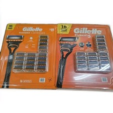 Gillette Fusion5 Mens 5 Blade Razor Refill Cartridges  16 X 2 = 32 picture