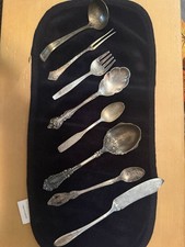 Vintage Silverplate Craft Replacement Lot - Ornate Scalloped Rogers Towle 1895 picture