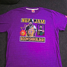 Homage NBA Los Angeles Lakers Luka Dončić “NBA Jam” Purple Shirt Men’s XL No Tag picture