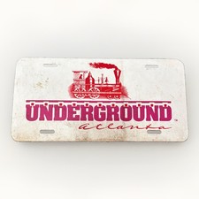 Vintage Underground Atlanta Plastic License Plate picture