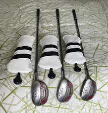Adams Idea a30S Boxer Hybrid Set 3,4,5 Reg Graphite Shafts, New Grips,Headcovers picture