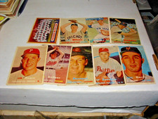 1957 Topps 9 Card Value Lot All 4th Series Rare Cards picture