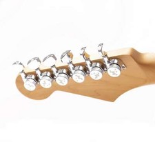 Genuine Tone Ninja 19:1 Locking Tuners, 6 Inline Staggered set, Chrome picture