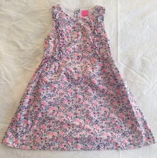 Lilly Pulitzer Little Girls Amia Fun Sun Repeat Ditsy Size 14 picture
