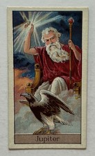 1924 Boguslavsky Turf Jupiter Zeus Eagle Mythological Tobacco Card TR7 picture