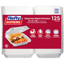 Hefty Supreme Foam 1 Compartment HLC (125 ct.) picture