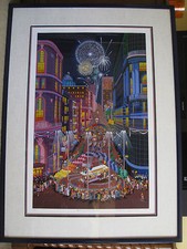 Melanie Taylor Kent RETURN OF THE CABLE CARS San Francisco 1985 65/350 serigraph picture