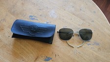 American Optical USA 57[]20 Original CableWrap Pilot MatteSilver Frame Gray Lens picture