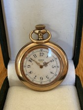 1897 Elgin Grade 117 6s 7j Gold Filled Open Face Pocket Watch Running picture