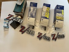 Nos gm 1969 Camaro Z/28 Emblem Set 1-Grill and 1-Rear Panel And 2 Fender Emblems picture