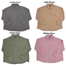Buffalo Women's Long Sleeve Collared Button Up Waffle Knit Relaxed Top picture