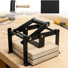 Linocut Printing Hand Lever Press Machine, A5 Linocut Press Machine, with Rubber picture
