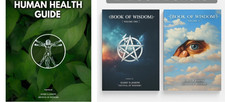Book of Wisdom Volumes 1 & 2 by Harry B. Joseph & HUMAN HEALTH GUIDE USA Stock picture