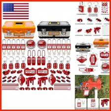SAFBY 2-in-1 Lockout Tagout Loto Kits 2 Kits in 1 Universal Multi-pole Breaker picture