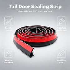 9.8ft Universal Weather Fit For Pickup Truck Rubber Tailgate Seal Strip Trim picture