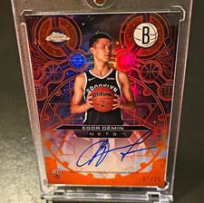 2025-26 Topps Chrome Chromographs Rookies Egor Demin Auto Orange /25 CHR-ED picture