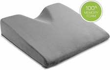 COMFYSURE Car Seat Wedge Pillow – Memory Foam Firm Cushion - Orthopedic  picture