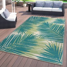 Rugshop Indoor Outdoor Carpet Floral Tropical Reversible Plastic Outdoor Rugs picture
