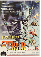THE TERROR   1963 2-DVD set WIDESCREEN 3D Horror Boris Karloff  Jack Nicholson picture