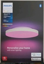 Philips Hue Datura Smart Ceiling Panel (Small Round 2.49in x 15.12in) White &... picture