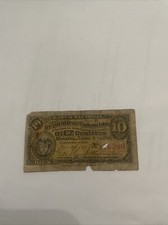 COLOMBIA 10 Centavos = 1 Real 1893 Bogota Serie A, P-221, PMG 64 UNC, 3x Consec. picture