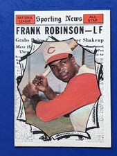 1961 Topps - Frank Robinson All Star #581  HOF Baltimore Orioles EX+ HIGH NUMBER picture