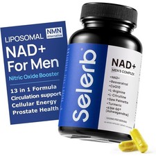 Selerb Men's Health Supplement Prostate Assistance with Resveratrol CoQ10 60caps picture