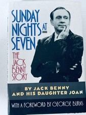 Sunday Nights at Seven Jack Benny Joan Benny 1990 HC DJ George Burns picture