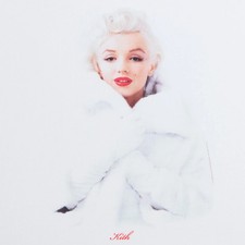 🔥SOLD OUT🔥KITH for Marilyn Monroe Fur Coat Vintage White Tee Men's Size Medium picture
