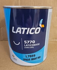 LATICO KAPCI BASECOAT L7659 BRIGHT RED  1 L ( 1 Qt )  1:1 MIX picture