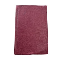 Vintage Watchtower Holy Bible KJV Burgundy Minion 1940's 16mo Brooklyn N.Y. picture