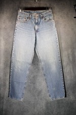 Vintage 2001 Levi's 550 Relaxed Fit Light Wash Jeans USA Made 30x30 picture