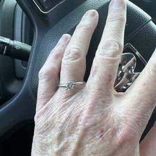 Vintage Diamond Solitaire Engagement Ring From Jared’s This Ring Costed 4000.00 picture