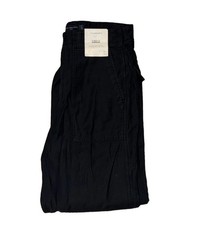 NWT Abercrombie & Fitch Mens Pants Carpenter WorkwearLoose Fit Black Size 32x34 picture