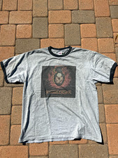 Vintage 1990 MACE video game ringer tee military arena combat evolution size XL picture