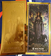 Authentic GoldBack Leaf Foil UNC Note 1/20 Troy Oz. + BLK PACKS Digital Moment picture