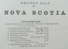 (2) 1900 WEST & EAST NOVA SCOTIA CANADA Maps 18