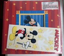 VINTAGE NEW Disney Mickey Mouse Scrapbook Album + Stickers Red By Sandylion RARE picture