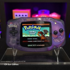 Gengar Purple Game Boy Advance GBA Console with iPS V5 Backlight Backlit LCD  picture