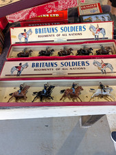 Britains Vintage Lead Toy Soldiers Boxed Set, 1862 Union Cavalry picture