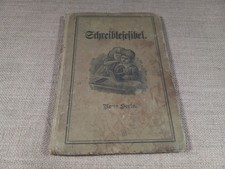 Antique German Schreiblesefibel Neue Serie Primer School Book Illustrated picture