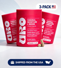 3x URO Vaginal Moisture Mood Formulated To Support Vaginal Moisture For Health*- picture