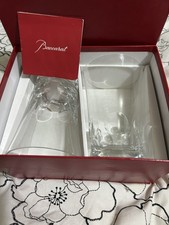 2 Baccarat Beluga Highballs Crystal Glass with Box Japan picture