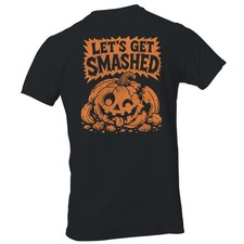 Let’s Get Smashed Pumpkin Halloween Men's T-shirt picture