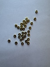 BRASS HEX NUTS. 0-80 , 30 PCS. NEW picture