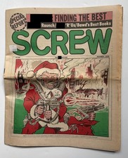 Vintage SCREW Underground Newspaper No. 1034 1988 Al Goldstein NYC picture