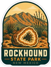 Rockhound State Park New Mexico Sticker Decal Vinyl Die-Cut picture