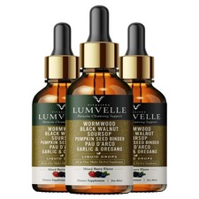 3x LUMVELLE Wild Harvested Wormwood Herbal Liquid Botanical Supplement Drops picture